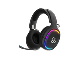 Auriculares gaming - Newskill Aton V2, Supraaurales, Bluetooth, Multiplataforma, 24h Autonomía, Negro
