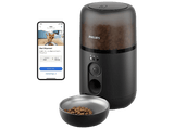 Comedero automático inteligente - Philips PAW5320/02, Detección Movimiento, Programación Comidas, Notificación Reposición, Cámara/Audio HD, Aplicación