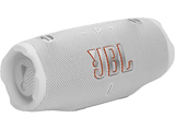 Altavoz bluetooth - JBL Charge 6, 45 W, Bluetooth, Hasta 24 horas + 4 horas con Playtime Boost, Resistente a golpes, agua y polvo, Blanco