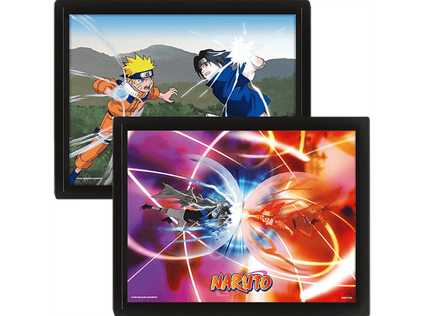 Póster 3D - Pyramid Naruto un choque de poder, 23,5 x 28,5 cm
