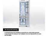 Frigorífico una puerta - Samsung BRR29703EWW/EF, All-Around Cooling, No Frost, 177.5 cm, 289 l, Wifi, Blanco