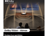 Proyector - Hisense PL2, 4k, 2700 lúmenes, Wi Fi, Dolby Atmos, HDR, Negro