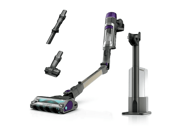 Aspirador escoba - Shark IP3251EUT, 380 W, 70 min Autonomía, Base autovaciado, 3 Velocidades, Gris