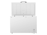 Congelador horizontal - Hisense FT484D4AWLYD, 372 l, 85.8 cm, Convertible a frigo, Autonomía 135 hs, Blanco