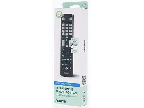 Mando a distancia - Hama 00221060, Para Samsung, Pilas AAA Micro, Negro