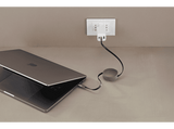 Cable USB - Cellularline ROLLER, Tipo C a Tipo C, Carga rápida, Extensible hasta 120 cm, Para carga de portátil y smartphone, 100W