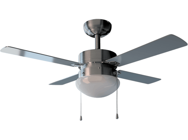Ventilador de techo - Cecotec EnergySilence Aero 450, Con luz, Función frío y calor, 50W, 106 cm, Inox