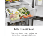 Frigorífico combi - Haier 2D HDW1620DNPK, 377L, Total No Frost, 200cm, Motor Inverter, Wi-Fi, Inox