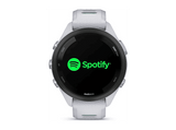 Reloj deportivo - Garmin Forerunner 265S, Blanco/Verde, 18mm, Pantalla Táctil AMOLED 1.1, 15 días Autonomía, Morning Report, 8GB