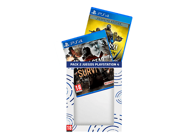 PS4 Pack 2 juegos: Metal Gear: Survive + Rainbow Six: Extraction (Guardian Edition)