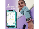 Smartwach infantil - Save Family Enjoy, 38 mm, Botón SOS, GPS, WIFI y LBS, 72h Autonomía, Pantalla 1.4, Rosa