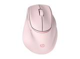 Ratón inalámbrico - HP Tilt Ergonomic Pink Mouse 720M, Inalámbrica, 1600 DPI, Rosa