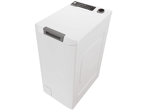 Lavadora carga superior - Hoover THOS2856TM4-S, 8.5 kg, 1200 rpm, +60 Programas, Función Vapor Steam Care PRO, Conectividad WiFi y Bluetooth, Blanco