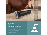 Recambio para afeitadora - Philips BG2010/43, Para Series BG34XX, BG54XX, BG74XX y BG94XX, 100 % Impermeable, Triple Protect, Plata