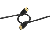 Cable HDMI - ISY IHD-9028, HDMI High Speed con Ethernet, 5m, Máx. Resolución 4K, Soporte HDR, 18 Gbps, Negro
