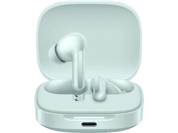 Auriculares True Wireless - Xiaomi Buds 6, Cancelación de ruido, 42 h Autonomía, Hi-Fi , ANC, Verde coral