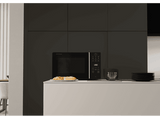 Microondas con horno - Whirlpool MCP 349 SL, 800 W, 6 niveles de potencia, 25 l, Plata