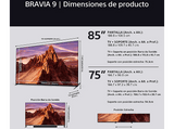TV QLED 75 - Sony Bravia 9, XR | Mini LED, 4K HDR, Google Smart TV 2024,  Gaming PS5, IMAX, Dolby Atmos/Vision, Chromecast, Airplay, 120Hz, 75XR90