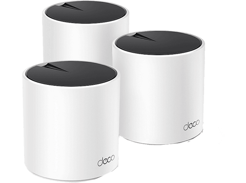 Sistema WiFi Mesh - TP-Link Deco X55, 3000 Mbps, MU-MIMO, WiFi 6, 418m2, 150 Dispositivos, Blanco