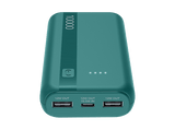 Powerbank - CellularLine Essential, 10000 mAh, 12W, 72 horas, USB C, USB A, Azul
