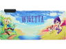 Alfombrilla gaming - Maillon Technologique Wigetta XXL RGB, Superficie de Microfibra Alta Densidad, Base de Goma Natural Antideslizante e Impermeable
