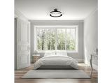 Ventilador de techo - Philips Bliss (2026), 28 W, 6 Velocidades, Aspas retráctiles, 106 cm, 4500 lúmenes regulables, Mando a distancia, Blanco/Negro