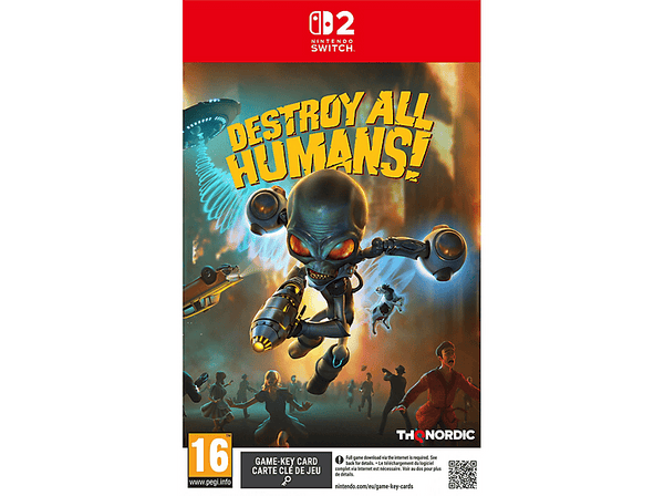 Nintendo Switch 2 Destroy All Humans! (Game Key Card)