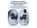 Cámara de vigilancia IP - Eufy Cam C35 Solo, Full-HD, 1920 x 1080 píxeles, Función de visión nocturna, IP67, Negro
