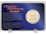 Moneda - FaNaTtik Transformers: The Movie. Limited Edition 40th Anniversary 24k Gold Plated Presentation Coin