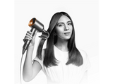 Secador - Dyson Supersonic™ HD07, Accesorios, Tecnología Avanzada, 1600 W, Secado rápido, 3 Temp, Prussian Blue/Cooper