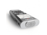 Grabadora de voz - Philips DVT1170, 8 GB, Micrófono de 360°, Pantalla LCD 1.34 , Formato PCM (WAV) , Funciona con pilas AAA, Plata