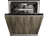 Lavavajillas integrable - Haier XIB 6B2D3FB, 16 servicios, 9 programas, 59.8 cm, Antibacterias, WiFi, Inox