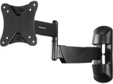 Soporte TV - Hama 220825, 10-26, Giratorio, 66 cm, VESA 100x100, Hasta 25 kg, Negro