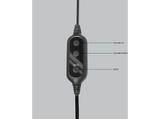 Auriculares - Logitech 960 USB-A, Con cable, PC/Mac, Micrófono ajustable