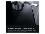 Placa inducción - AEG TI63IQ30FZ, 3 zonas,  Zona grande 28 cm, Cocción asistida, 60 cm, Negro mate