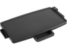 Plancha de asar - Jata JEGR1603, 2400 W, Recubrimiento antiadherente, Asas de toque frío, Bandeja recogesalsas Negro