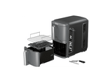 Freidora de aire - Ninja Double Stack XL, 2470 W, 9.5l, 2 Cajones independientes, 6 Programas, Gris