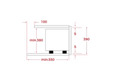 Microondas - Teka NEO MB 6200 BI SS, 800W, 5 Niveles de Potencia, 20l, Pantalla TFT, Blanco