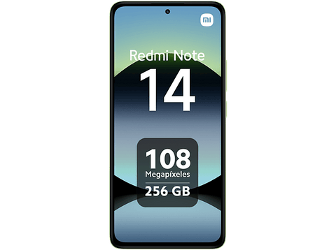 Móvil - Xiaomi Redmi Note 14, Verde lima, 256 GB, 8 GB RAM, 6.67