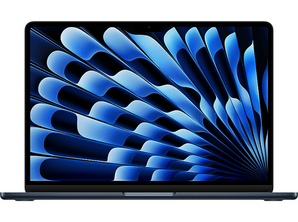 Apple Macbook Air (2024) 15.3" Retina,  Chip M3 Apple,  CPU de 8 núcleos, GPU de 10 núcleos, 16 GB RAM, 256GB de SSD, Medianoche