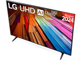 TV LED 55 - LG 55UT80006LA, UHD 4K, Procesador Inteligente 4K α5 Gen7, Smart TV, DVB-T2 (H.265), Negro