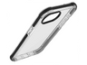 Funda móvil - CellularLine TETRA, Apple, Para iPhone 16e, Transparente y Negro
