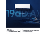 Aire acondicionado Split 1 x 1 - Hisense Uni Pure Black HB35, 3000 fg/h, Wi-Fi, Filtro Hi Nano, IA Smart, Blanco