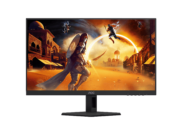 Monitor gaming - AOC 24G4HRE, 23.8" Full-HD, 200 Hz, 1 ms GtG, Fast IPS, Altavoces incorporados, HDR10, G-Sync Compatible, Sin marco en 3 lados, Negro