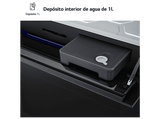 Horno a vapor - LG WS9D7672WM, Multifunción, Pirolítico, 76 l, 59.2 cm, Cristal negro mate