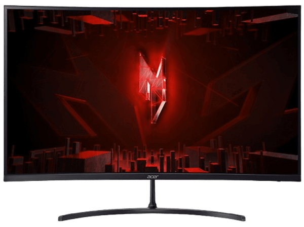 Monitor gaming - Acer Nitro ED322QS3BMIIPX, 31.5" Full-HD, 180 Hz, 1 ms, VA, Pantalla curva, FreeSync Premium, Altavoces integrados, Negro