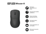 Ratón gaming - Sony INZONE Mouse-A, Inalámbrico, Ultraligero 48,4g, Frecuencia sondeo 8000Hz, Interruptor óptico, 90h, USB-C, PC, FPS Esports, Negro