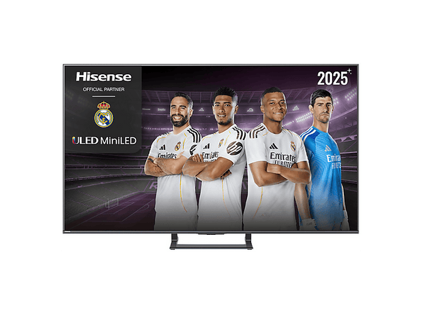 TV Mini LED 50" - Hisense 50E8Q, UHD 4K, 144 Hz, Hi-View Engine, Escalador HDR IA, Subwoofer integrado, Negro