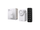 Cerradura electrónica - NUKI Smartlock Go + Keypad 1, Acceso Sin Llaves, Para iOS y Android, Plata