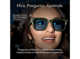 Gafas IA - Meta Nova, Arenisca, Lentes en chocolate, Gafas con IA y cámara, Talla Estándar, Unisex